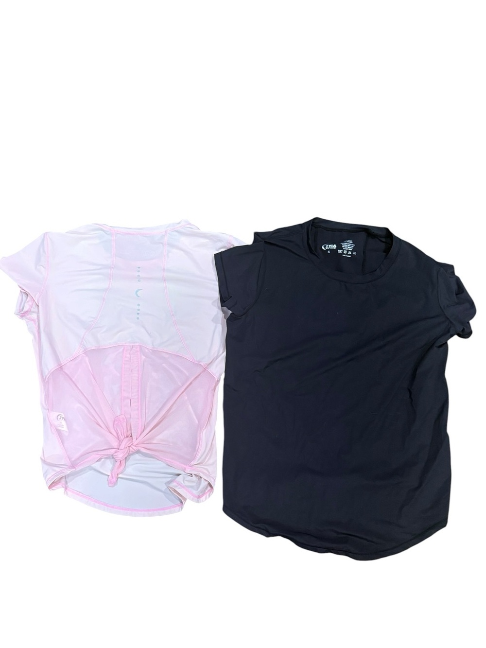 Zyia Panel Split Back Mesh T black/pink Size Small
